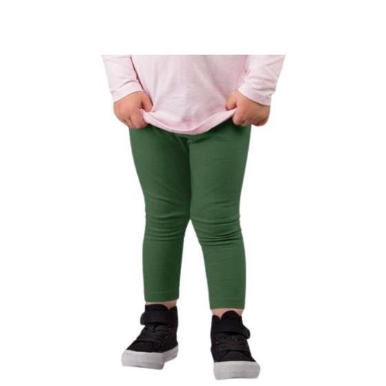 Imagem de Calça Legging Básica Infantil Menina Suplex Poliéster