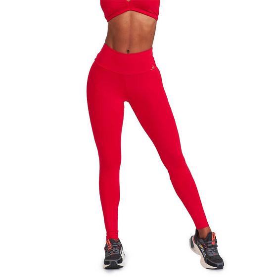 Imagem de Calça Legging Caju Brasil Nz Classic Cós Alto Vermelho