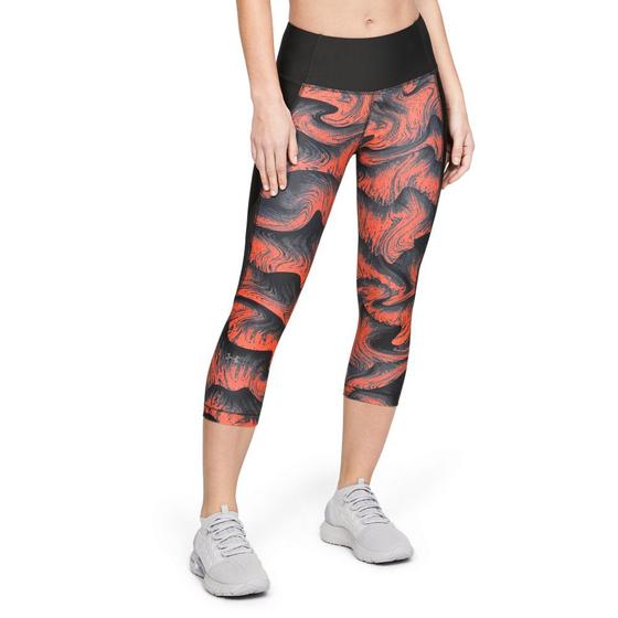 Imagem de Calça Legging Capri de Treino Feminina Under Armour Print HeatGear Armour