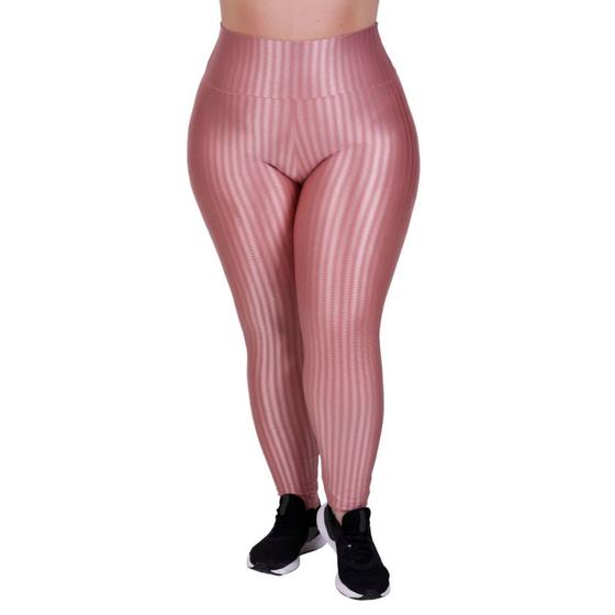 Imagem de Calça Legging Cintura Alta Plus Size de Academia Fitness 46 48 50 - LAURA