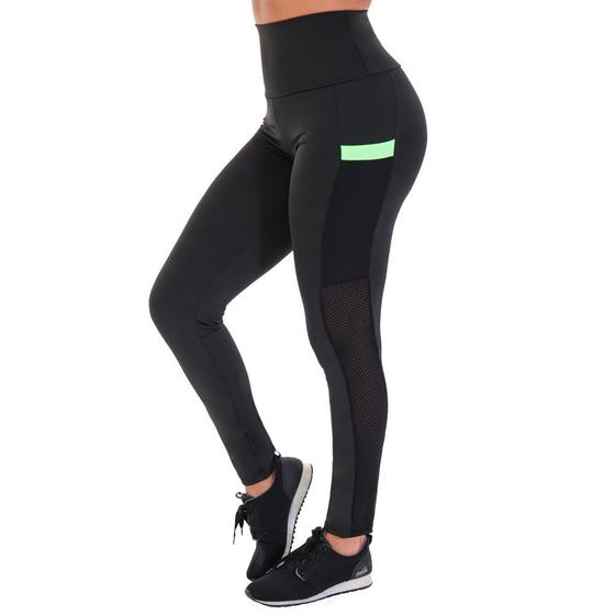 Imagem de Calça Legging Com Bolso Frimodas Fitness Academia Feminina