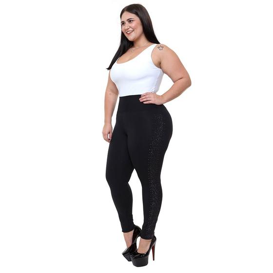 Imagem de Calça legging compressora pedraria