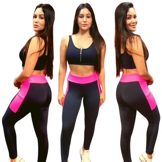 Imagem de Calça Legging de Academia Fit Com Bolso Lateral