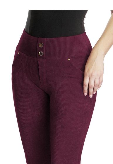 Calça Legging De Veludo Cotelê Com Bolso Skinny Menor preço em Calça Legging De Veludo Cotelê Com Bolso Skinny