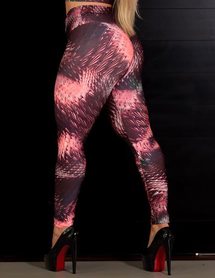 Imagem de Calça Legging Empina Bumbum Academia Fitness Esportiva Estampada - Fitmoda