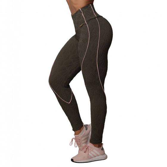 Imagem de Calca Legging Empina Bumbum Jacquard Bio VerdeMilitar Moving