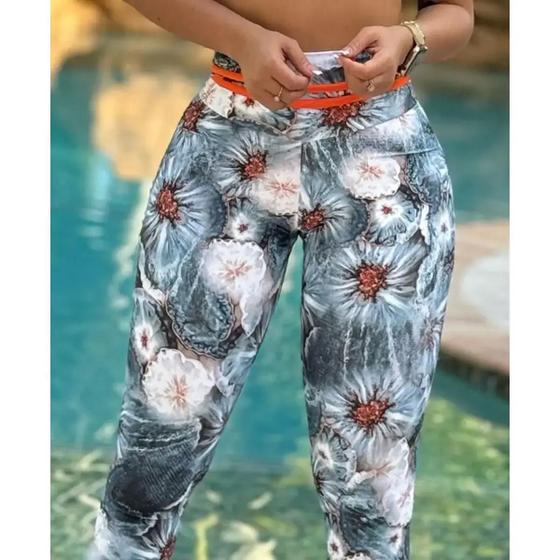 Imagem de Calça Legging Empina Bumbum Serene Blossom