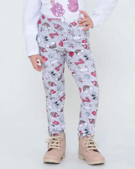 Imagem de Calça Legging Estampada Infantil Menina