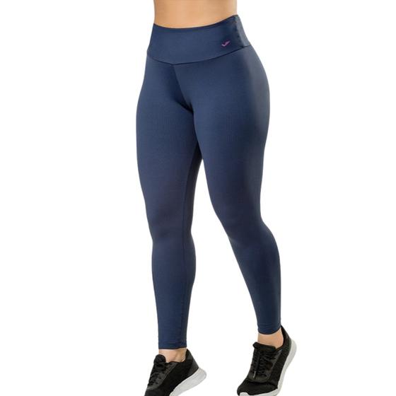 Imagem de Calça Legging Feminina Elite Azul Marinho Plus Size