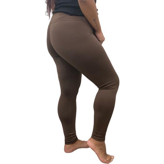 Imagem de Calça Legging Feminina Flanelada Forrada Inverno