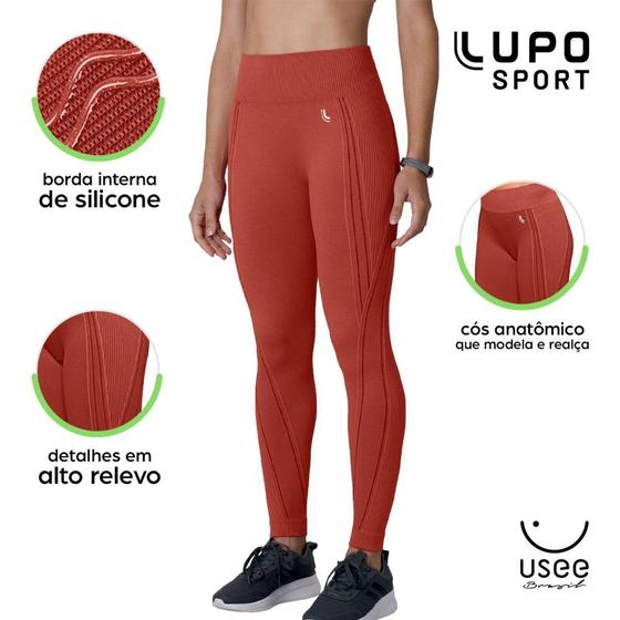 Imagem de Calça Legging Feminina Max Core Cós Largo Sem Costura Lupo