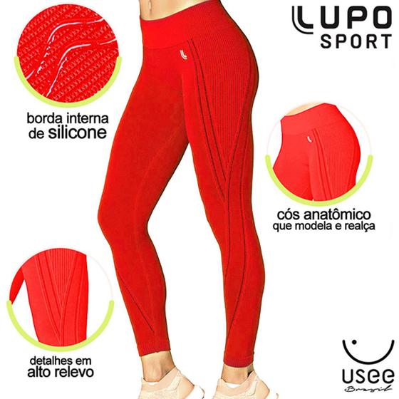 Calça Legging Feminina Max Core Cós Largo Sem Costura Lupo Menor preço em Calça Legging Feminina Max Core Cós Largo Sem Costura Lupo