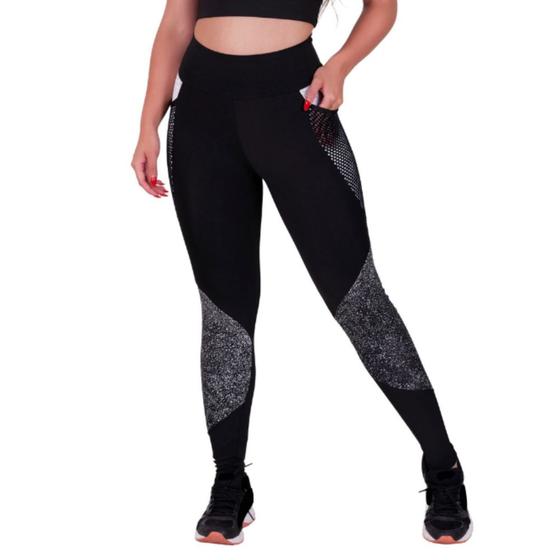 Imagem de Calça Legging Fitness Cintura Alta com Bolso Valentina