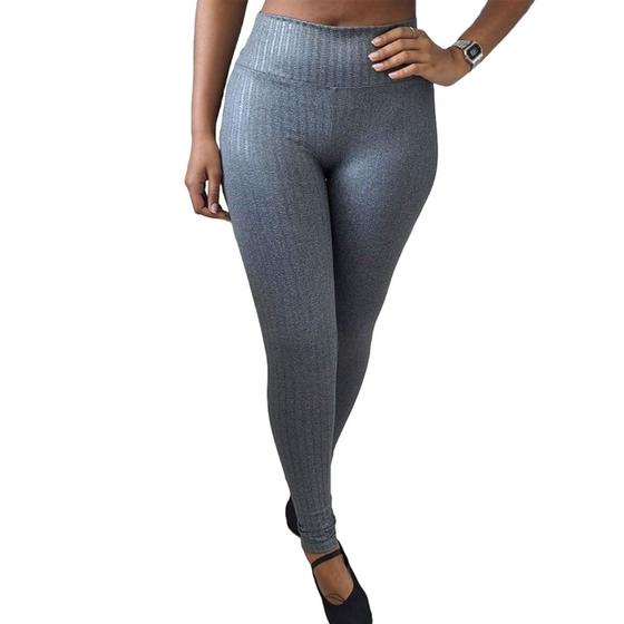 Imagem de Calça Legging Fitness Poliester 3D Premium Sem Transparencia Confortavel Academia Anti Suor