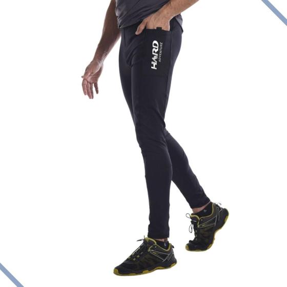 Imagem de Calça Legging Hard Black Trail Montain Masculina Preta