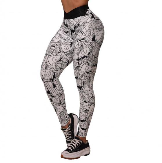 Imagem de Calca Legging Hit Comum Sneakers White Moving