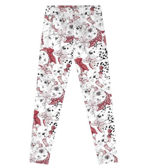 Imagem de Calça legging infantil flanelada inverno Rovitex 100%algodao