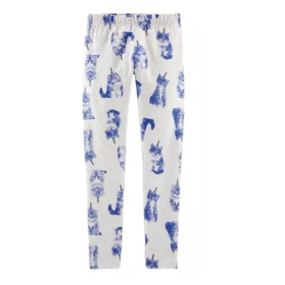 Imagem de Calca Legging infantil menina Gatinha Oshkosh