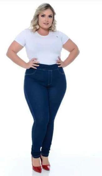 Imagem de Calça Legging Jeans Feminina Plus Size com Lycra Cambos
