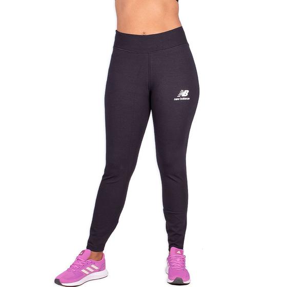 Imagem de Calça Legging New Balance Essentials Basic Feminino Preto