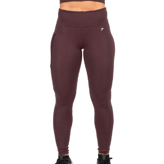 Imagem de Calça Legging Poker Electra  - Bordo