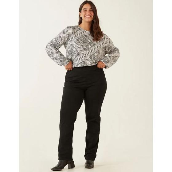 Imagem de Calça Legging Reta Cotton Malwee Plus Size Ref. 98107