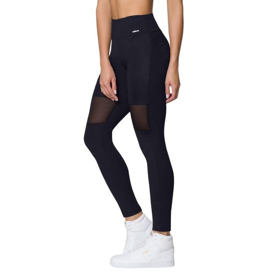 Imagem de Calça legging Selene com recorte cirre/tule - 24897.001 - Preto