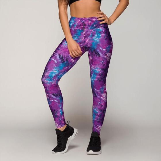 Imagem de Calça Legging Selene Estampada - Roxo