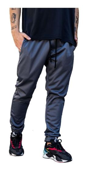 Imagem de Calça Masc Flanelada Jogger Bolso Lat Barata Elastico Barra