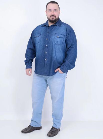 Imagem de Calça Masculina Attribute Jeans Delavê Plus Size