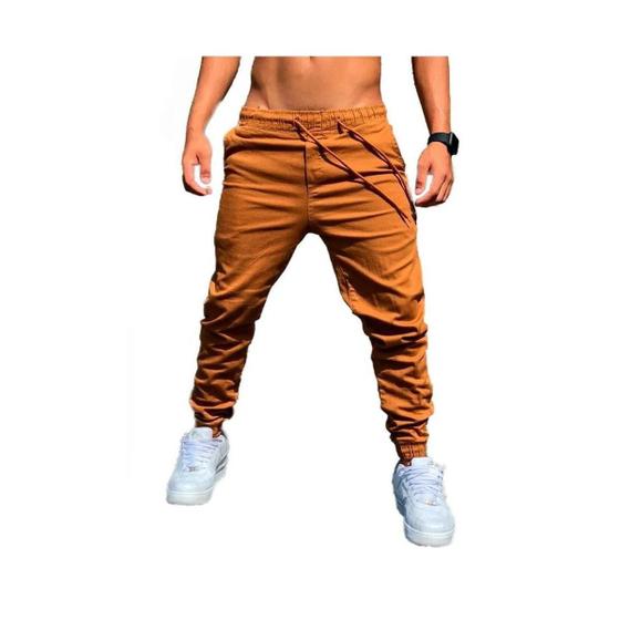 Calça Masculina Cargo Bomber Jogger Elastico Na Perna - DACAR - Calças ...