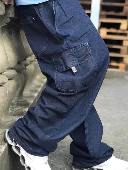 Jeans Roupas Masculinas Extra Gg Calca Masculina Cargo Dazzling