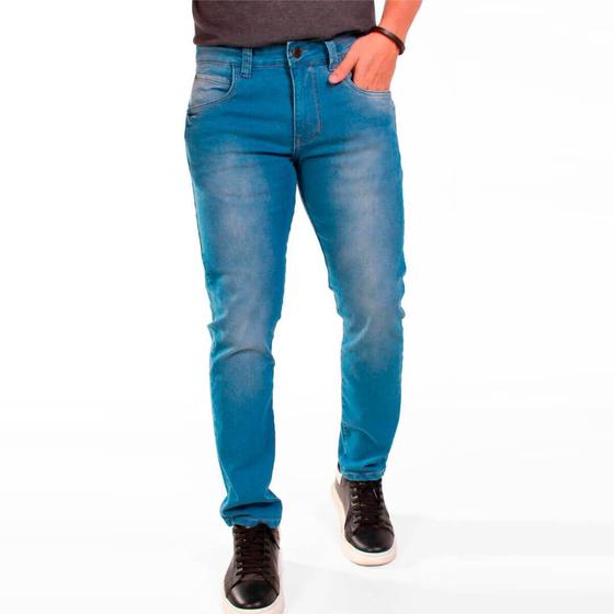 Imagem de Calça Masculina Jeans Skinny Manchada