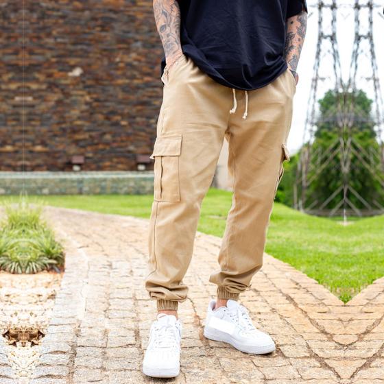 Bolso Lateral CalÃ§a Masculina Com Bolso Na Perna Calça Masculina