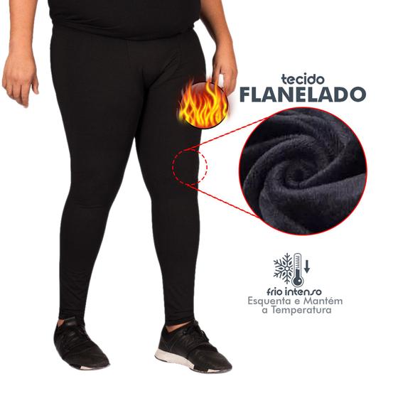 Imagem de Calça Masculina Plus Size Inverno  Segunda Pele Térmica Para Gordinhos