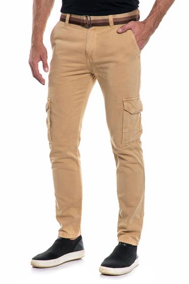 Imagem de Calça Masculina Sarja Cargo Wonderlust Polo Wear Caqui