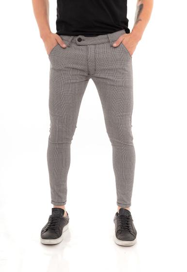 Calça Masculina Slim Social Cropped Alfaitaria Esporte Fino Menor preço em Calça Masculina Slim Social Cropped Alfaitaria Esporte Fino
