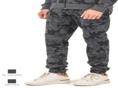 Imagem de Calça Moletom Estampa Camuflada Masculina SBA