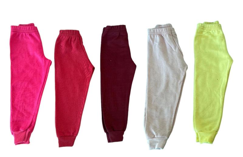 Imagem de Calça moletom infantil / juvenil unissex com punho kit com 4
