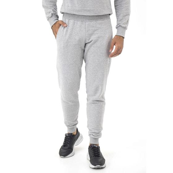 Imagem de Calça moletom masculina jogger 3 bolsos inverno frio