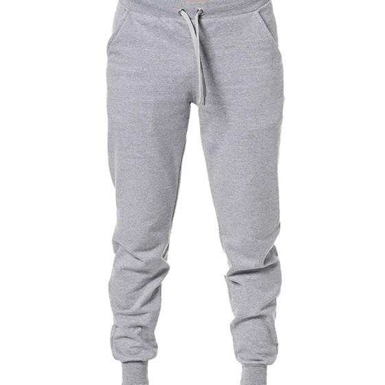 De Moletom Masculino Jogger Cinza Calça De Moletom Masculina