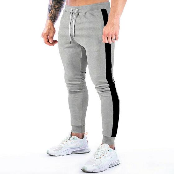 Imagem de Calça Moletom Skinny Masculina Sport Style Casual Academia Fit