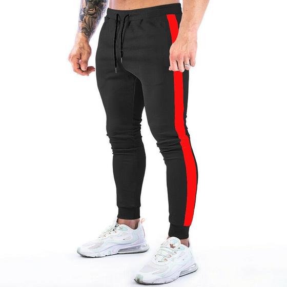 Imagem de Calça Moletom Skinny Masculina Sport Style Casual Academia Fit