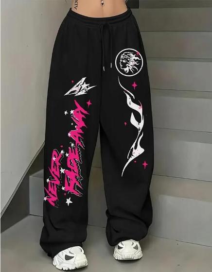 Calça Moletom CalÃ§a Larga Para DanÃ§a Hip Hop CalÃ§a Moletom