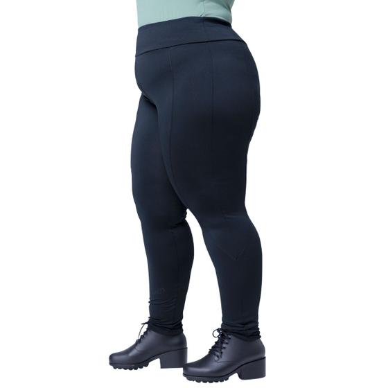 Imagem de Calça Montaria Térmica Feminina Plus Size Thermo Power Preta  - Wp