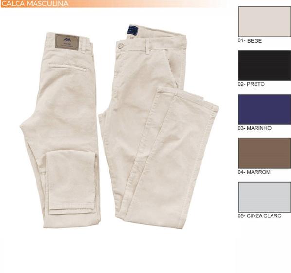 Imagem de Calça MX72 Skiny Brim Com Elastano Multicores Masculino - Ref 20159