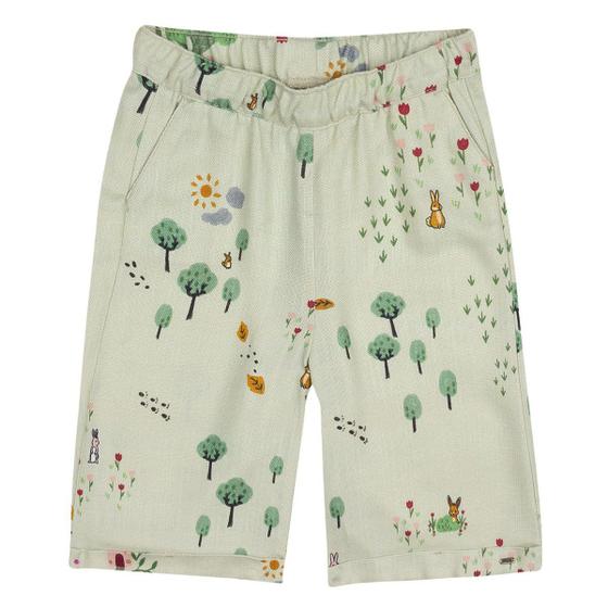 Calça Pantacourt Infantil PUC Estampada Feminina Calça Infantil
