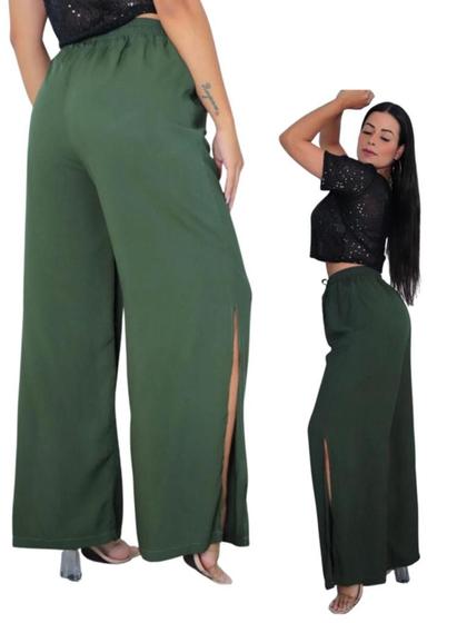 Imagem de Calça Pantalona com fenda lateral