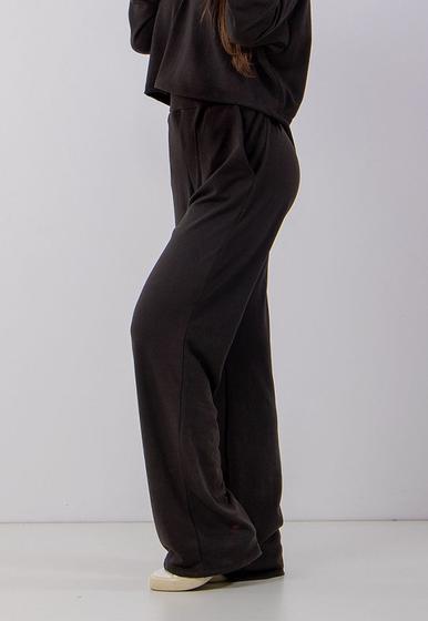 Imagem de Calça Pantalona Feminina De Lanzinha Casual Outono Inverno RLC Modas