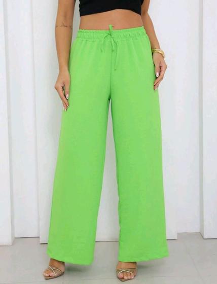 Imagem de Calça PANTALONA VERDE CLARA COS ALTO